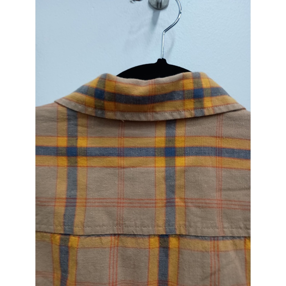 Rei Mens Shirt Large Plaid Hiking Outdoor Gorpcore Button Front Long Sleeve - Picture 8 of 12
